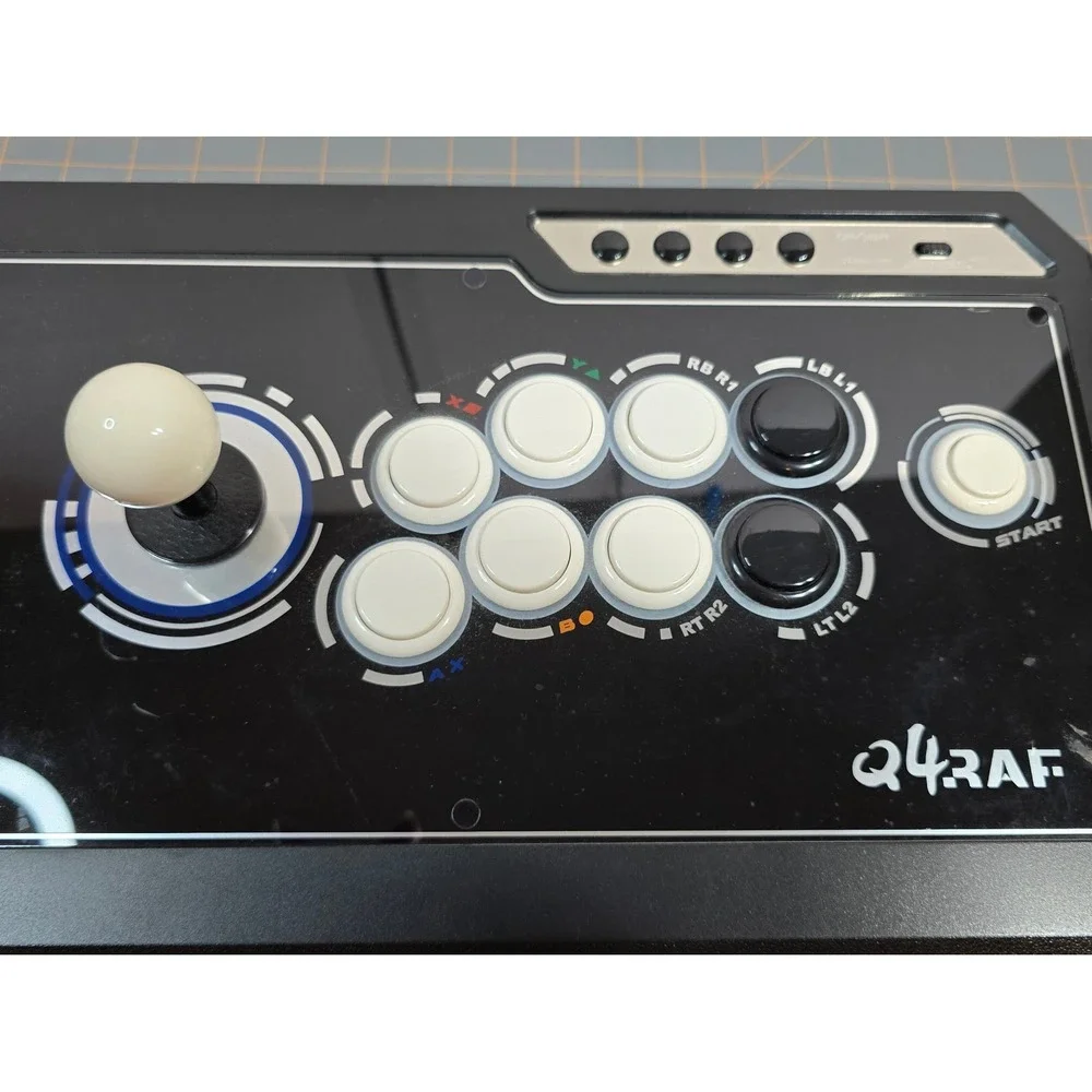 Qanba 4 Q4 RAF 3-in-1 Fight Stick for PS3, Xbox 360, and PC Black